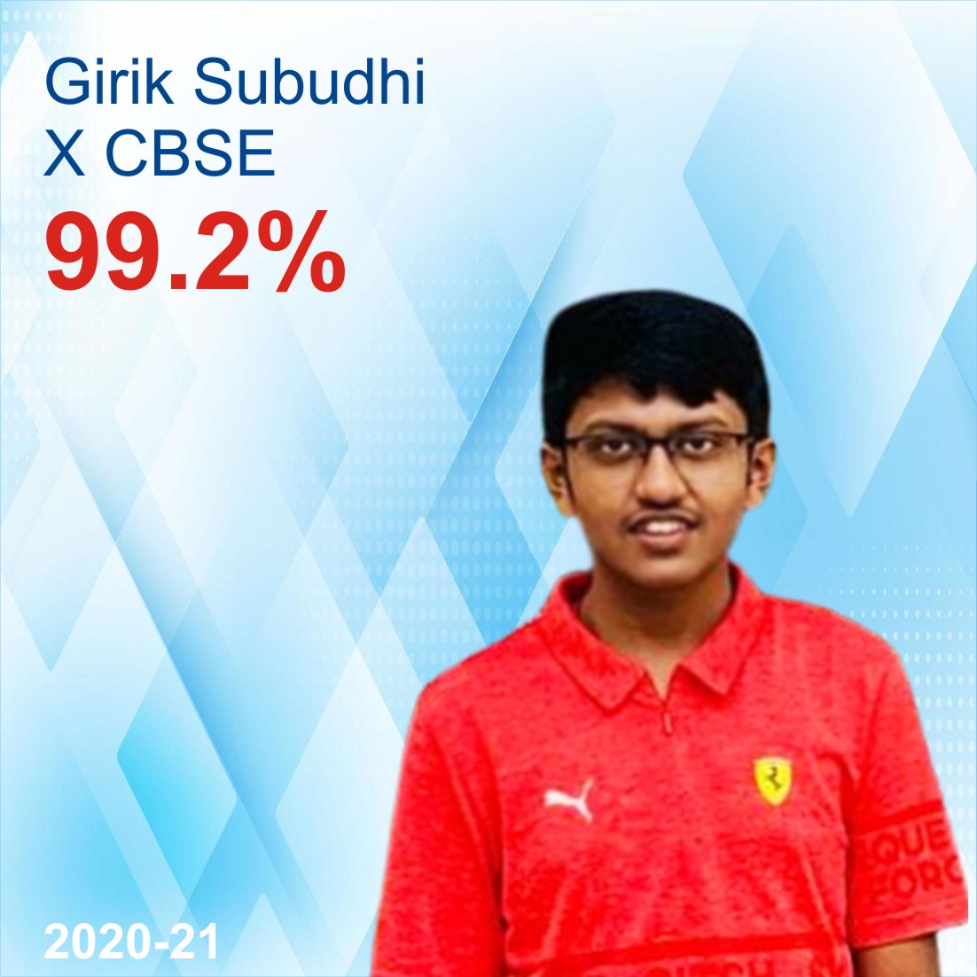 2020-21 X CBSE Girik Subudhi