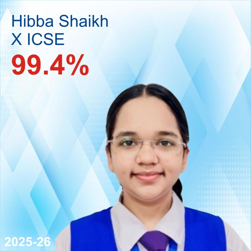 X ICSE - 01 Hibba Shaikh