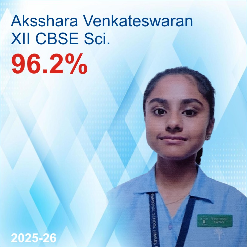 XII CBSE SCI - 01 Aksshara Venkateswaran