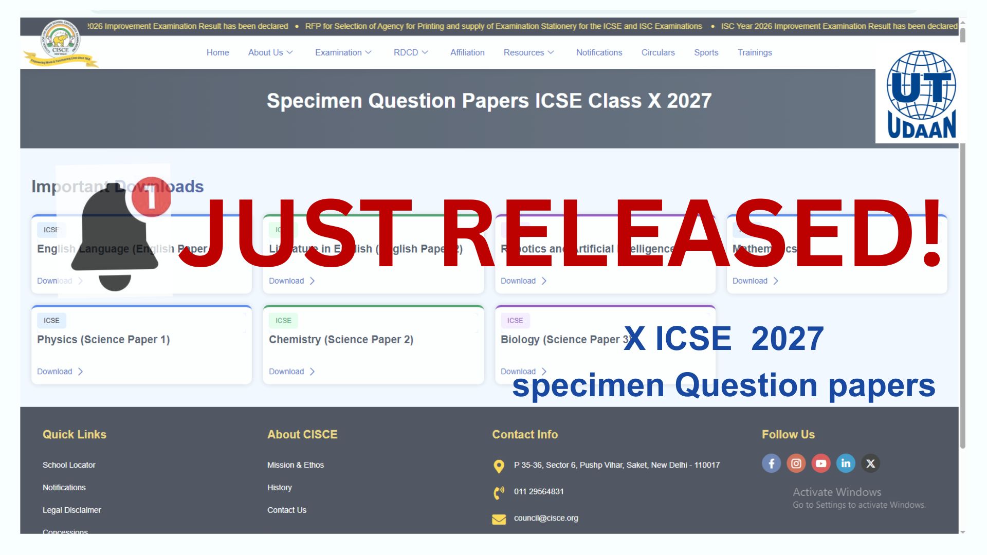 Read more about the article ICSE Class 10 Specimen Papers 2027 Released: Your Roadmap to Board Exam Success