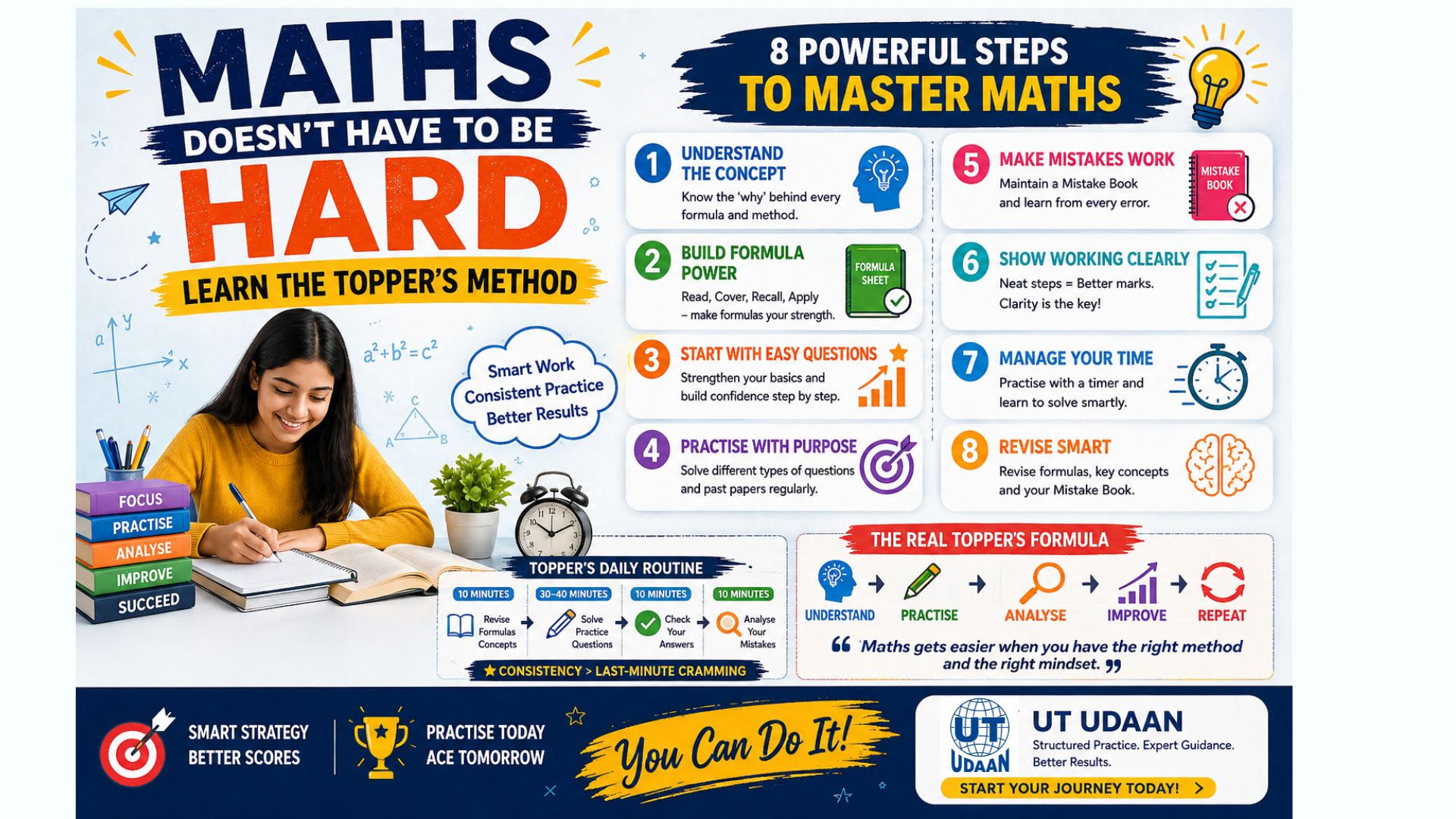 Read more about the article How to Score High in Maths in Board Exams: the Topper’s Study Method