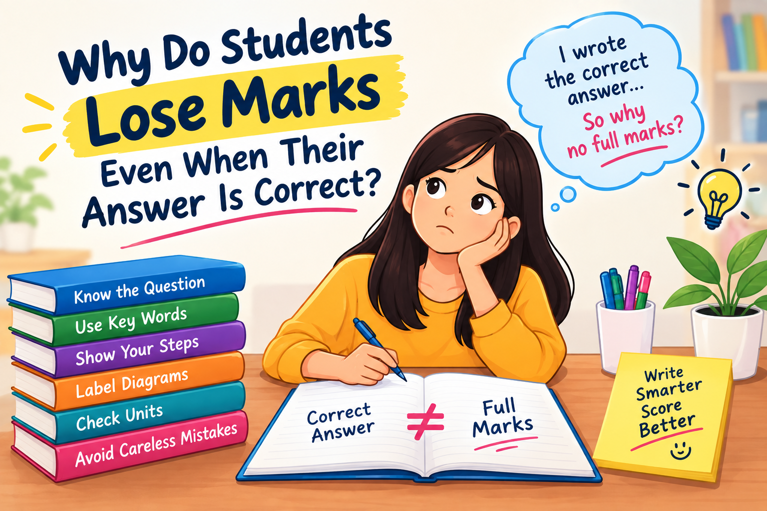 Read more about the article Why Do Students Lose Marks Even When Their Answer Is Correct?