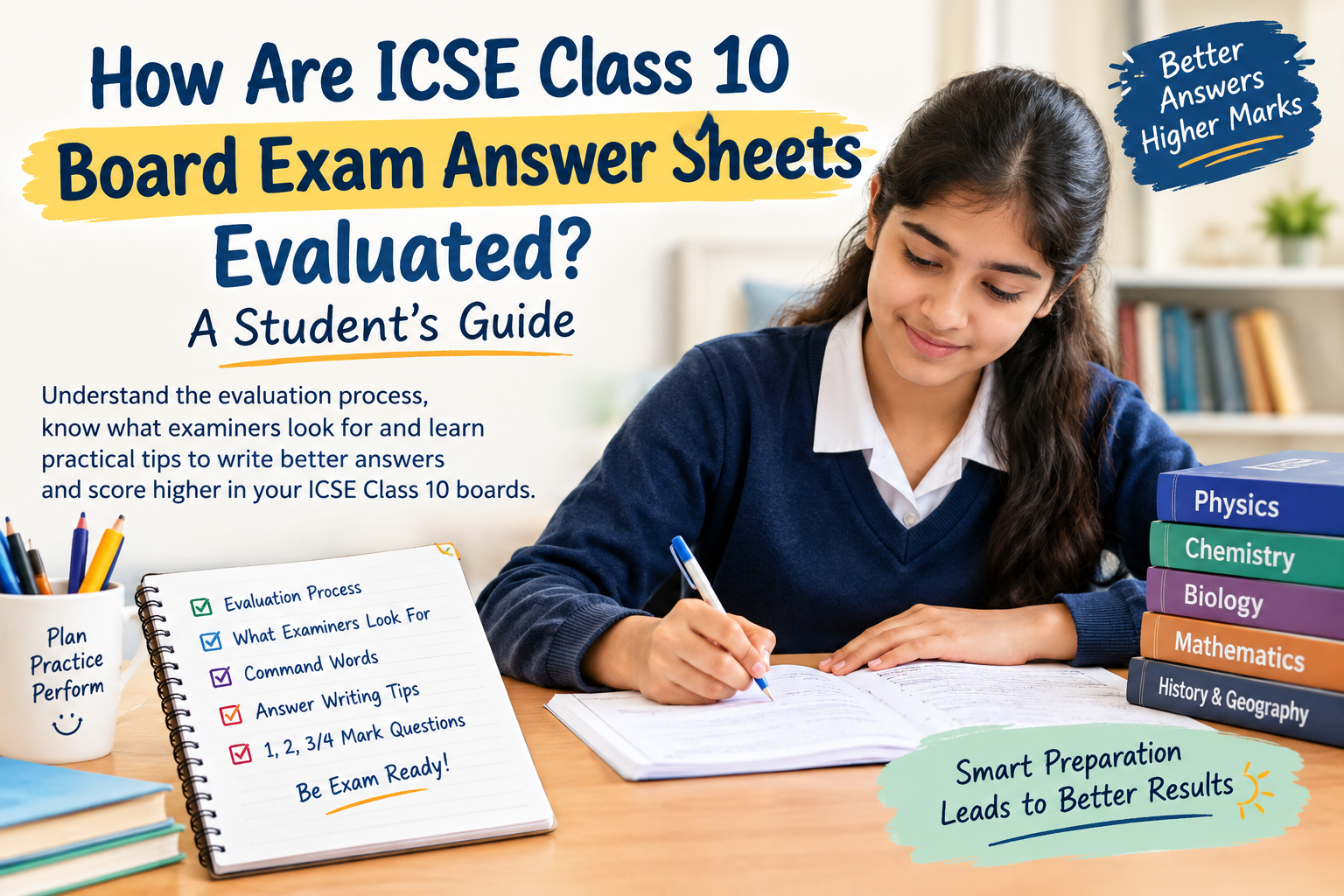Read more about the article How Are ICSE Class 10 Board Exam Answer Sheets Evaluated? A Student’s Guide