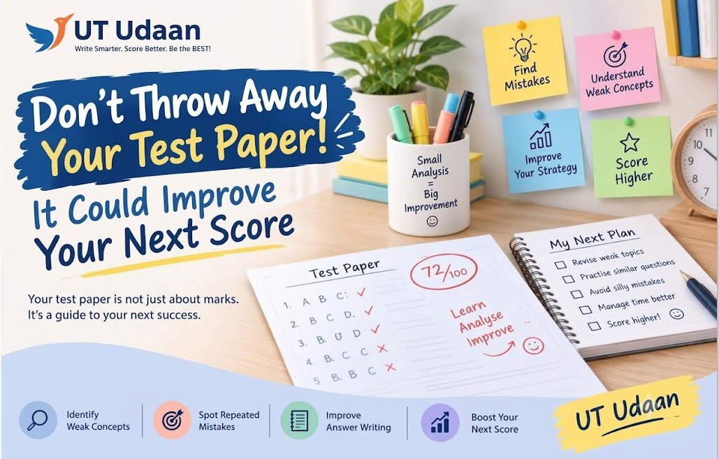 Read more about the article Don’t Throw Away Your Test Paper—It Could Improve Your Next Score
