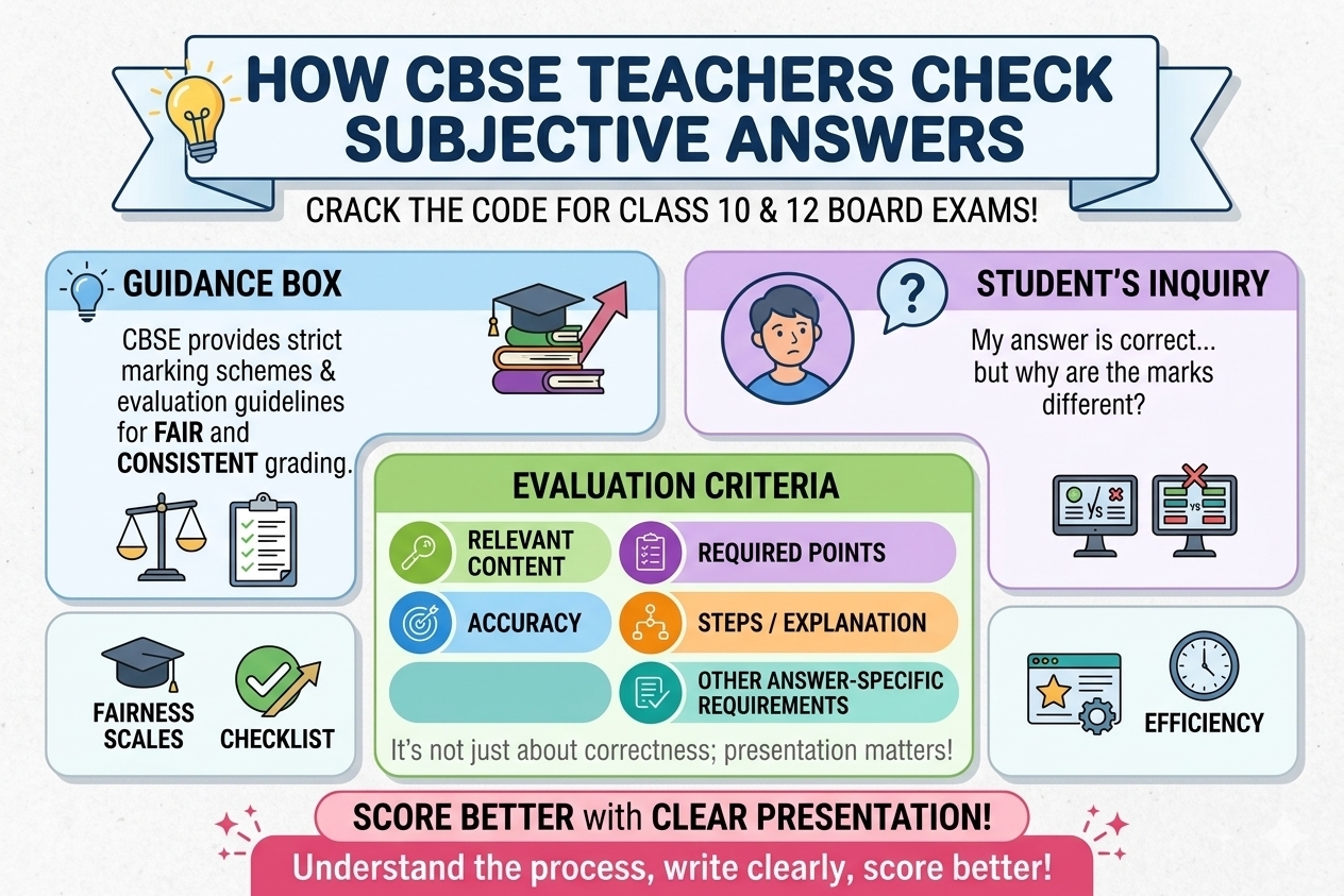Read more about the article How Teachers Check Subjective Answers in CBSE Class 10 Board Exams