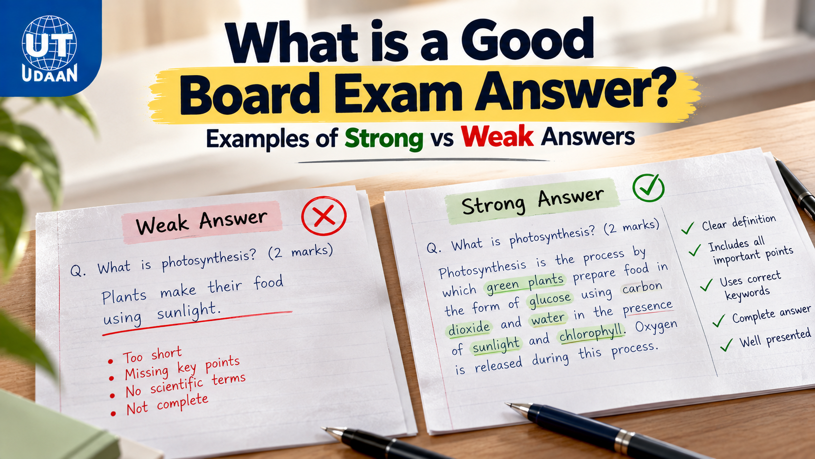 Read more about the article What Is a Good Board Exam Answer? Examples of Strong vs Weak Answers