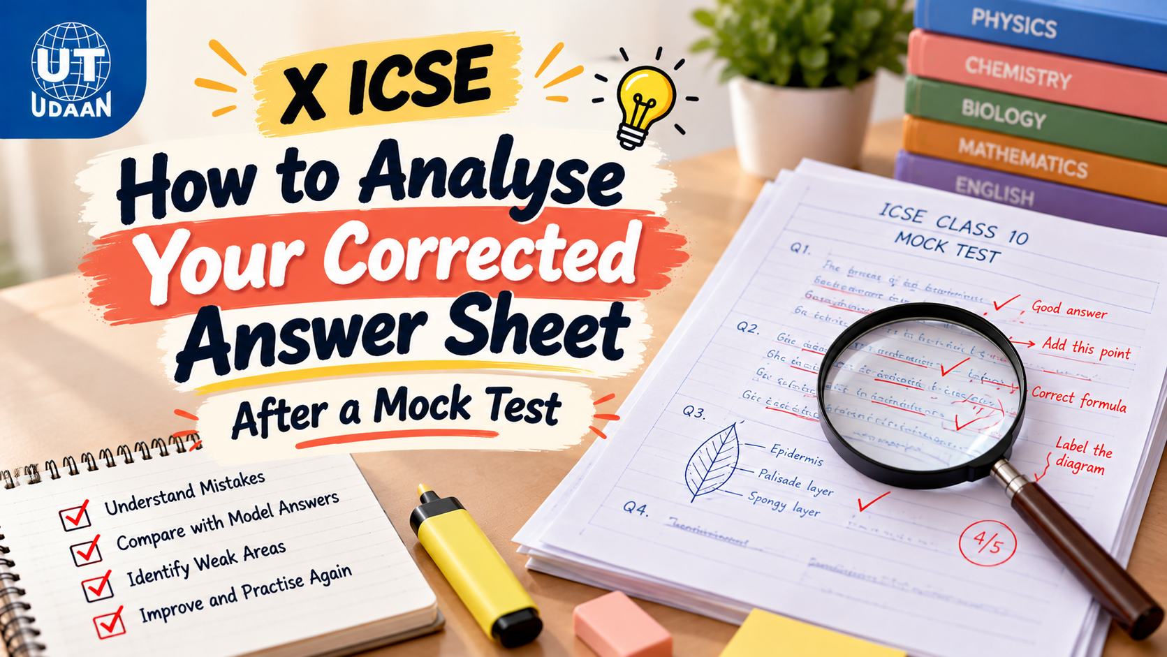 Read more about the article How to Analyse Your Corrected Answer Sheet After a Mock Test